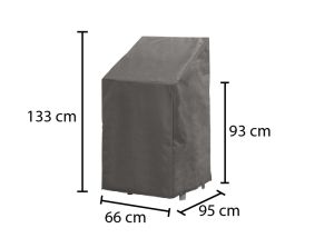 Premium Beschermhoes Stapelstoelen 66x95x133/93 cm