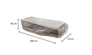 Beschermhoes ligbed 200x75x40cm transparant